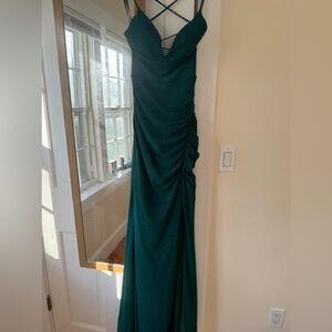 NWT Windsor Green Sparkly Prom Dress